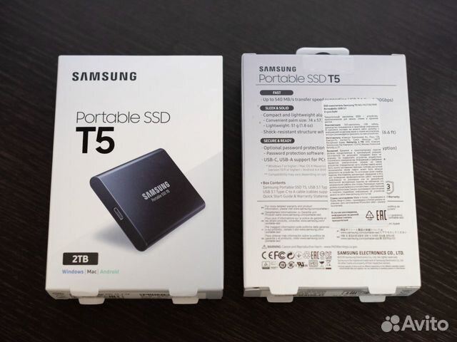 Внешний Ssd Samsung T5 1tb Купить
