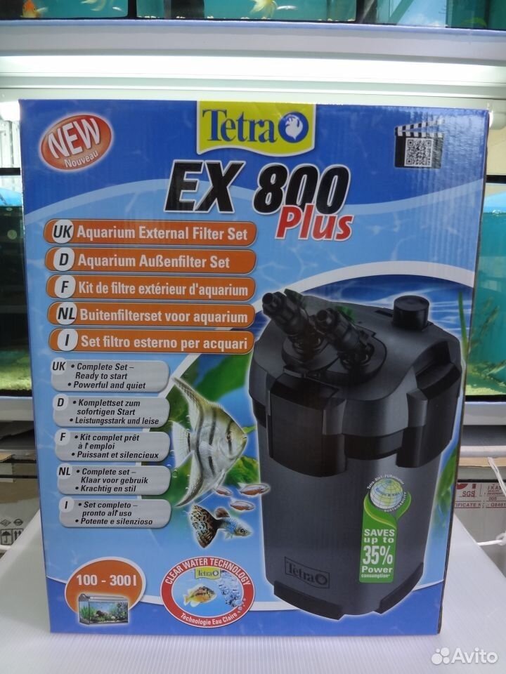 Внешний фильтр Tetra EX 800 Plus новый гарантия