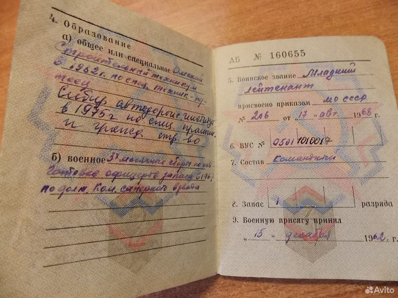 военный билет армении