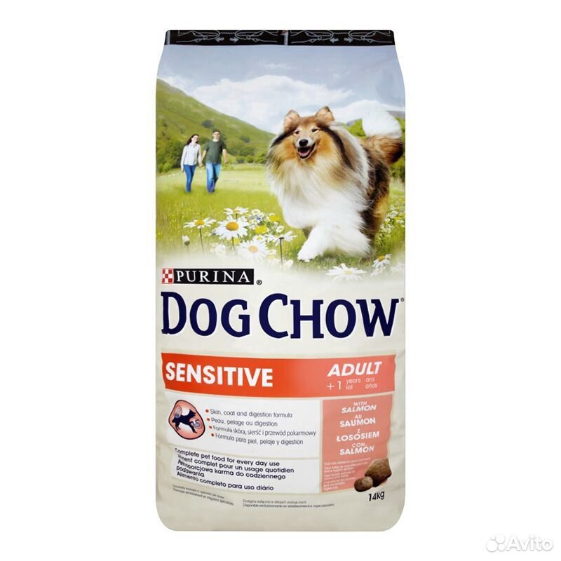 Купить Корм Dog Chow С Лососем