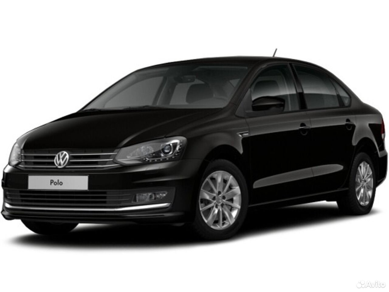 Volkswagen Polo 2020 черный