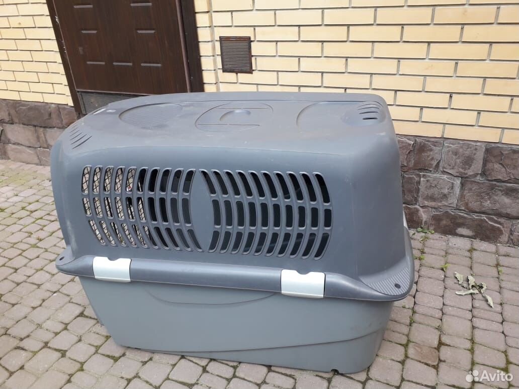 Переноска (контейнер) для собак крупных пород купить на Зозу.ру - фотография № 2