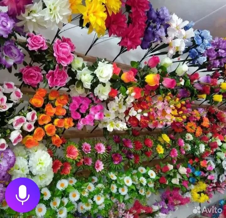 Купить искусственные цветы на кладбище дешево оптом