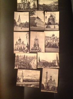 12 открыток Москва Кремль 1955 год СССР