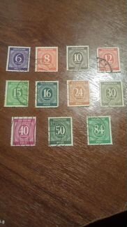 Почтовые марки германии 1946 год
