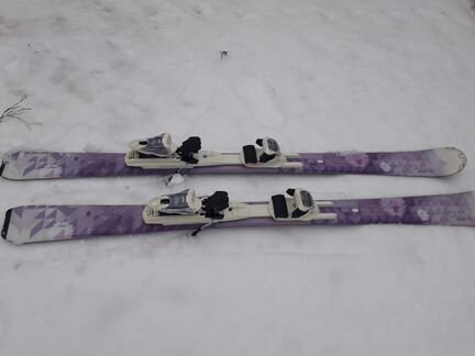 Горные лыжи 2 пары комплект (м/ж) б/у 2 сезона