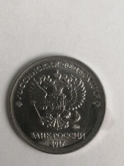 Монета 1 рубль. брак канта
