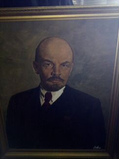 Владимир Ильич Ленин картина маслом В.В Шульженко
