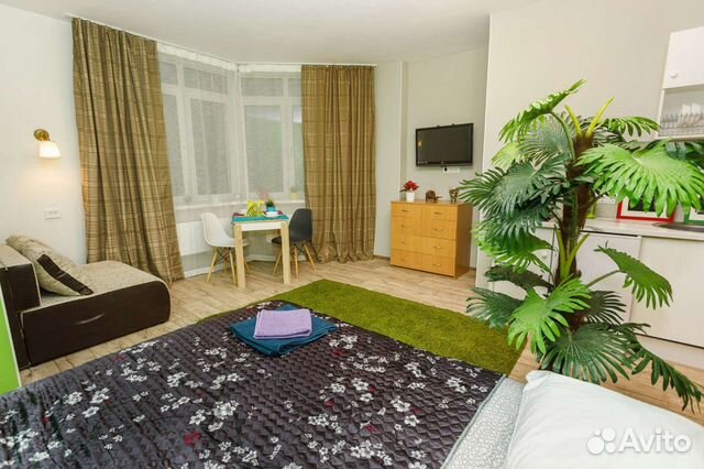 

Квартира-студия, 25 м², 2 кровати