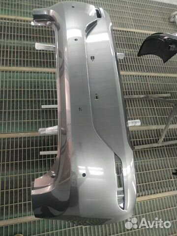 Бампер задний Kia Rio 12-15 хетчбек в цвет от