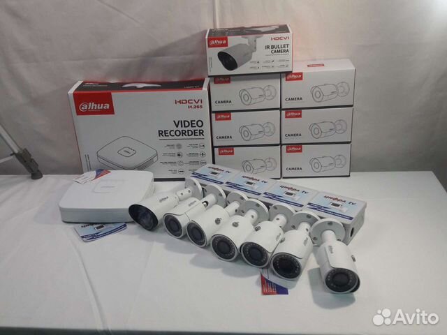 К-т уличного Видеонаблюдения Dahua 4\1Мп 7 камер