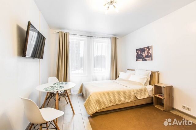 

Квартира-студия, 28 м², 1 кровать