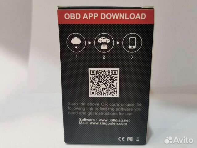 Сканер OBD2 ELM327 v.1,5