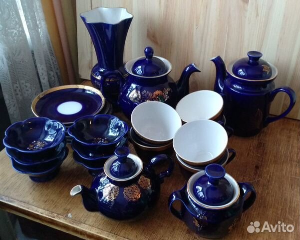 Фарфоровый чайный сервиз СССР