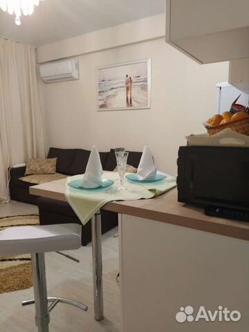

Квартира-студия, 29 м², 2 кровати