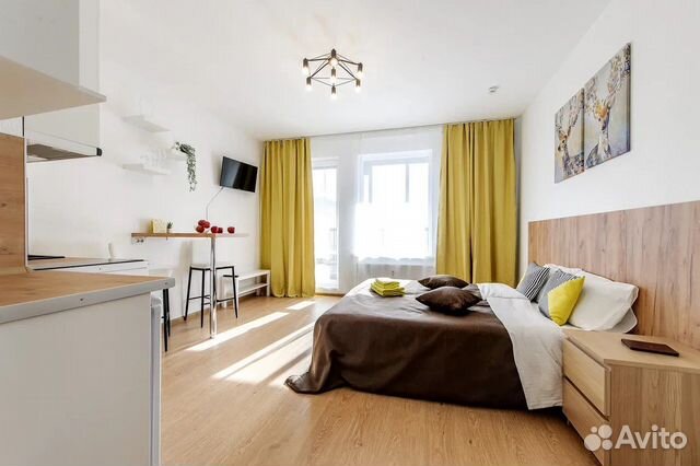 

Квартира-студия, 24 м², 1 кровать
