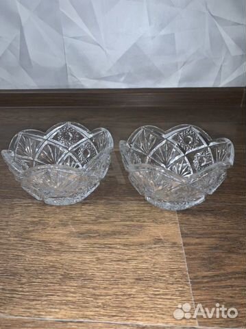 Хрустальный салатник, конфетница СССР