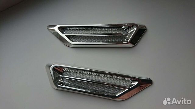 Накладки на крылья хром на любое авто