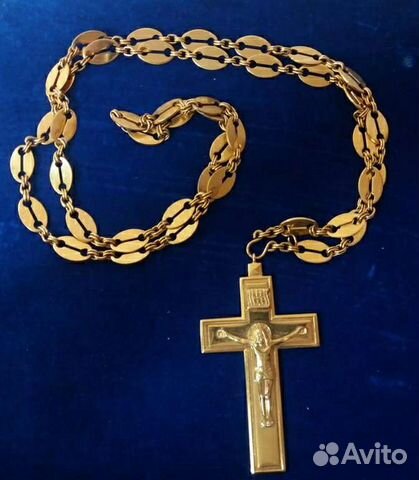 Крест наперсный + цепь