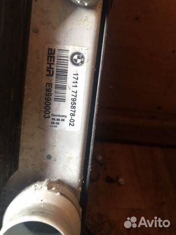 Радиатор охлаждения двигателя BMW E60. 525D АКПП