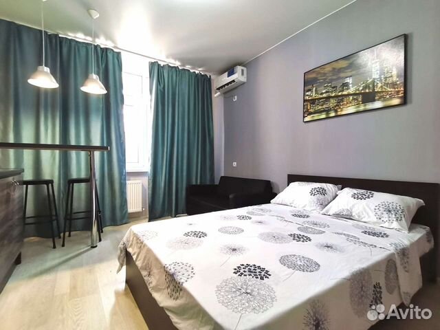 

Квартира-студия, 25 м², 4 кровати