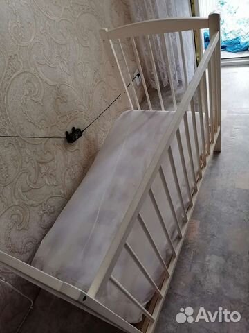 Детская кровать с матрасом