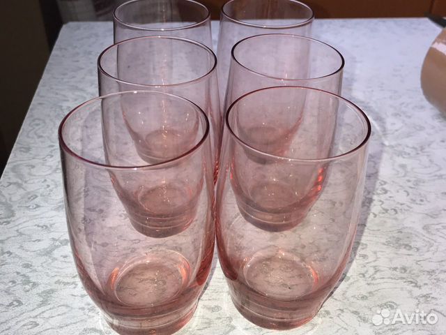 Стеклянные бокалы времен СССР