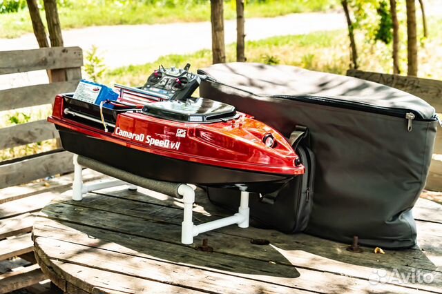 Прикормочный кораблик,сумка,камера, акб 25А