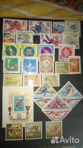 Марки СССР Зарубеж. Спорт Живопись и др.1960 - 76г