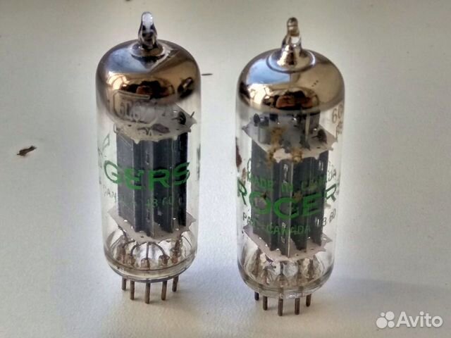 Пара ламп 6CG7 Rogers Canada