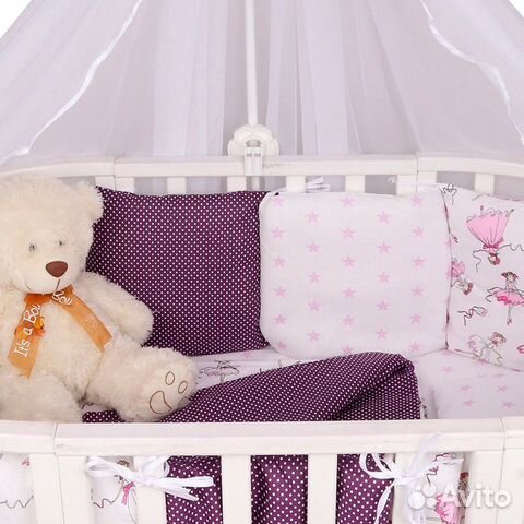 Бортики на детскую кроватку