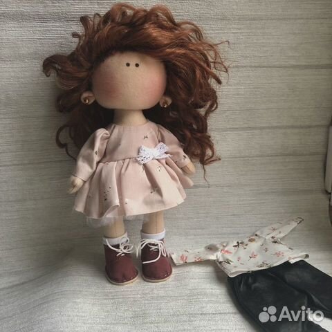 Кукла интерьерная текстильная