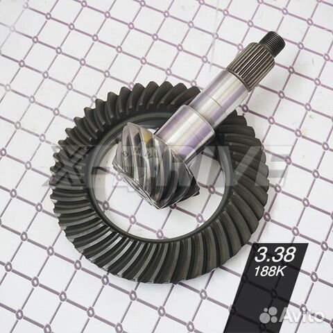 Главная пара 3,38 188К тип для bmw e46, e39, e60