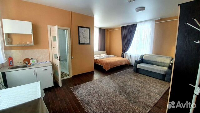 

Квартира-студия, 30 м², 2 кровати