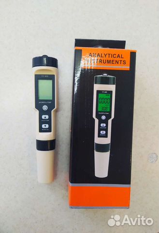 Измеритель 4 в 1 OPR/PH/H2/Temp метр. Новый