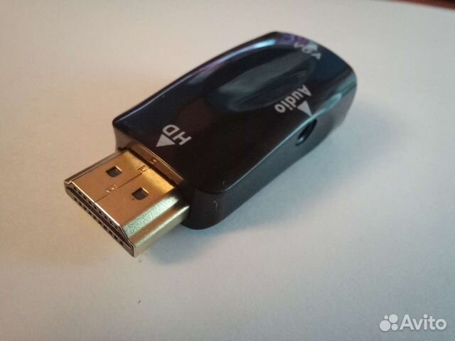 Переходник hdmi VGA адаптер (со звуком)