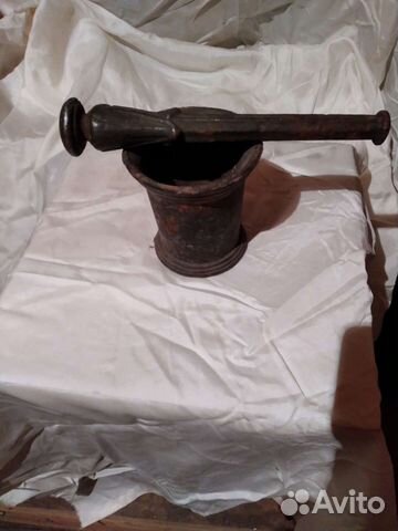 Ступка с пестиком (старинная)