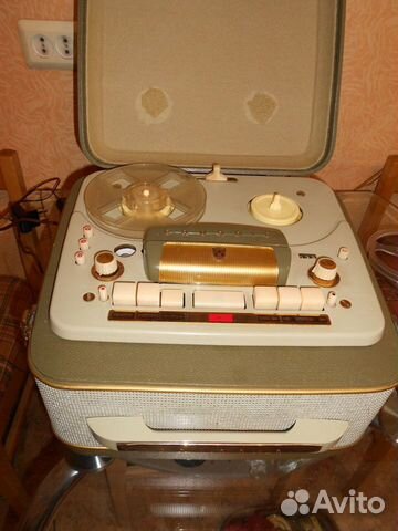 Ламповый катушечный RFT smaragd магнитофон