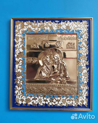 Икона Христос с Богоматерью копия старинной иконы