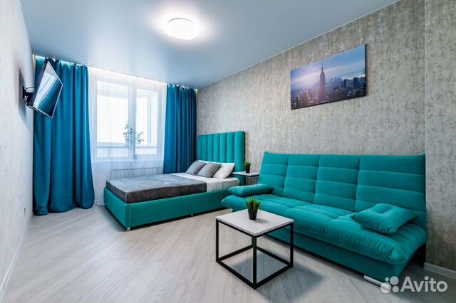 

1-к. квартира, 45 м², 3 кровати