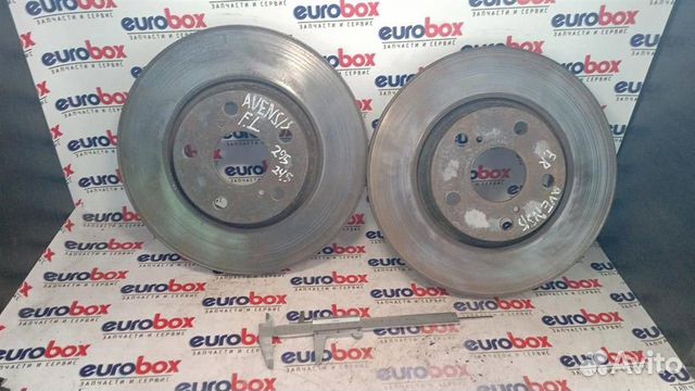 Диск тормозной передний вентилируемый Toyota Aven