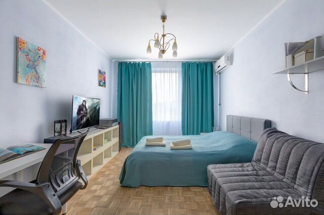 

1-к. квартира, 38 м², 2 кровати