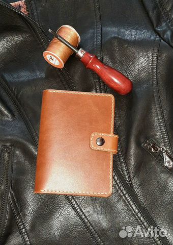 Обложка для документов из натуральной кожи