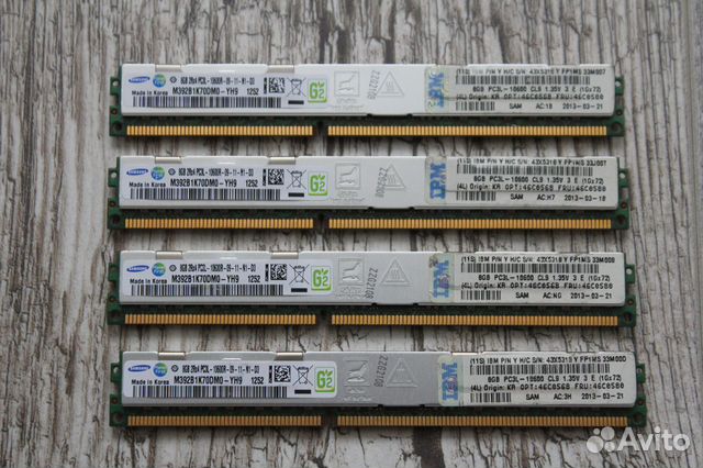 8Gb DDR3 ECC REG для Intel X79/X99