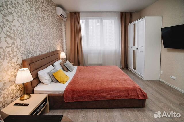 

1-к. квартира, 40 м², 3 кровати