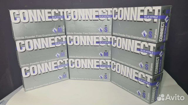 Перчатки нитриловые connect