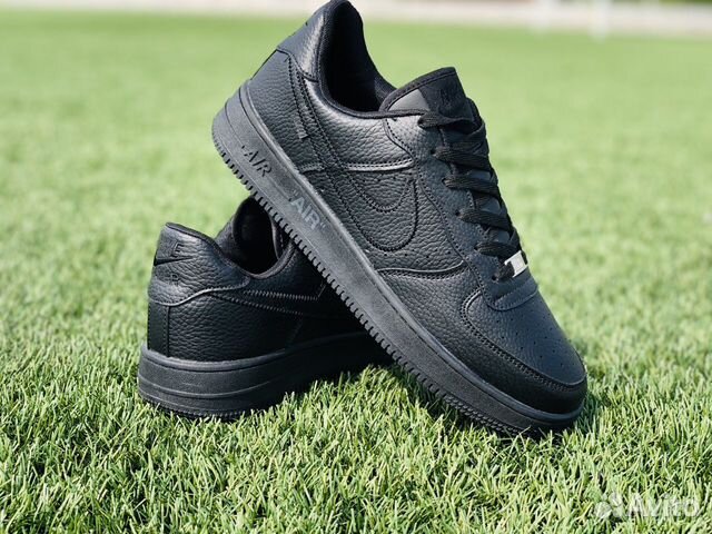 Кроссовки nike air force 1 low чёрные