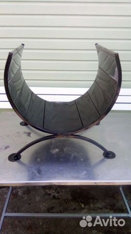 Дровница объемная для камина, печи