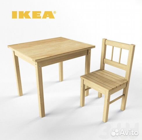 Детский комплект стол + 1 стульчик новые