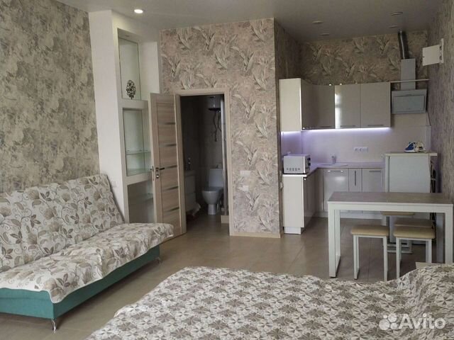 

Квартира-студия, 38 м², 2 кровати